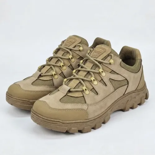 Кросівки тактичні чоловічі Dago Style пісочні / койот (екошкіра + сітка)