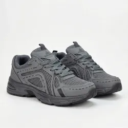 Кросівки чоловічі демісезонні Gipanis графітові (екошкіра + сітка)