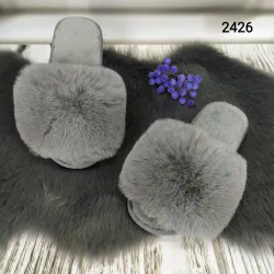 Хутряні капці жіночі хутро штучний песець 36 - 41 39