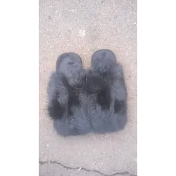 Теплі пухнасті жіночі хутряні кімнатні капці 36 — 41