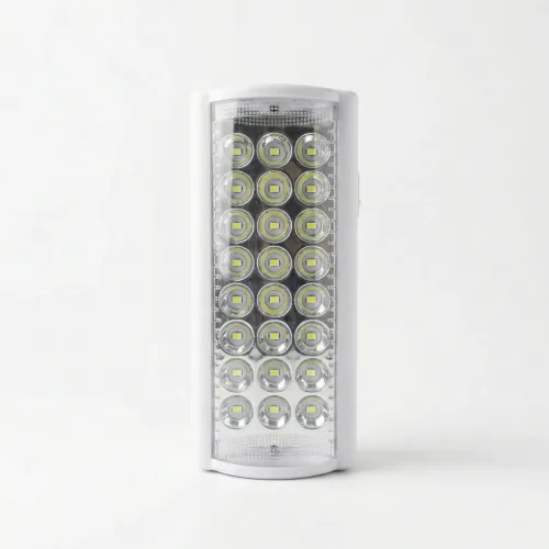 Акумуляторний ліхтар Almina 2606L (Білий) з Power Bank. Потужна лампа 24 LED (6V 4Ah)