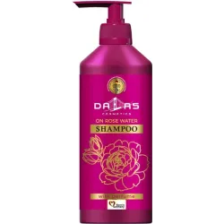 Шампунь Dalas для зміцнення і росту волосся на трояндовій воді 485 мл (4260637721426)