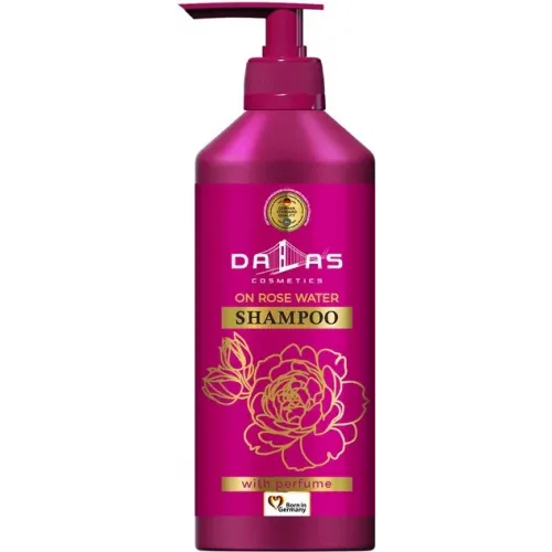 Шампунь Dalas для зміцнення і росту волосся на трояндовій воді 485 мл (4260637721426)