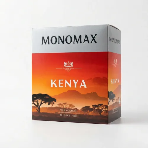 Чай чорний Monomax Kenya 100 пакетиків (Мономах Кенія) міцний натуральний