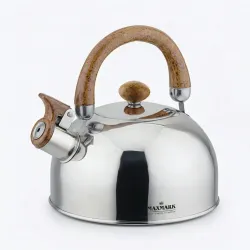 Чайник зі свистком 2.5 л Maxmark MK-1312. Нержавіюча сталь, для газових та індукційних плит
