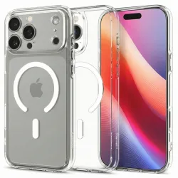 Чохол Spigen Ultra Hybrid MagSafe для iPhone 17 Pro (Clear and White)