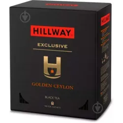 Чорний чай Hillway Exclusive Golden Ceylon 100 шт.супер чяй