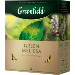 Чай пакетований Greenfield Melissa 100 шт x 1.5 м