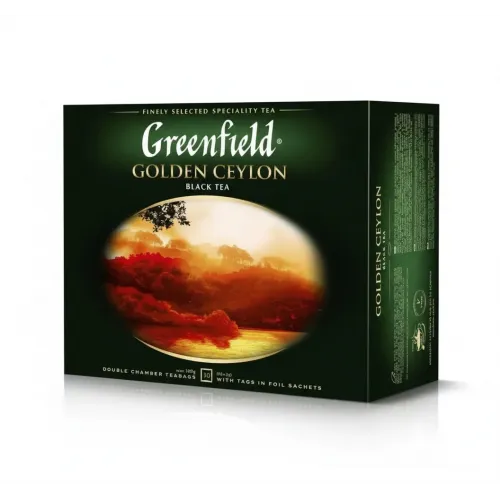Чай пакетований Greenfield Golden Ceylon чорний 50 х 2 м