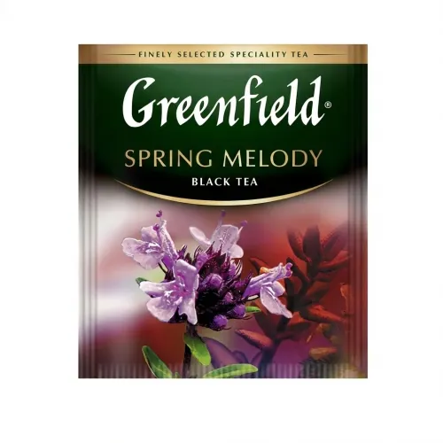 Чай чорний з чебрецем Greenfield Spring Melody 100 пак. м/у HoReCa