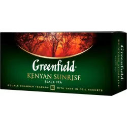 Чай чорний кенійський Greenfield Kenyan Sunrise 25 пак.
