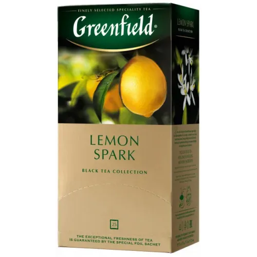 Чай пакетований Greenfield Lemon Spark 25 х 1.5 м