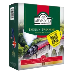 Чай Ахмад 100 пакетиків Англійський до сніданку чорний 100 х 2 г
