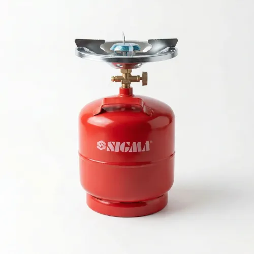 Газовий кемпінговий балон (8 л) з Латунними пальниками