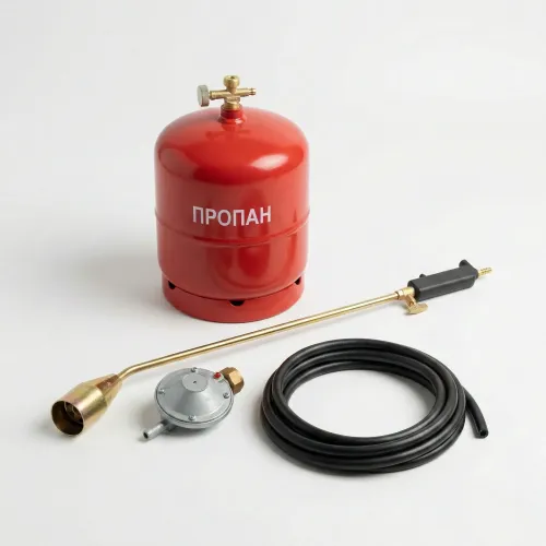 Газовий кемпінговий балон (8 л) з Латунними пальниками