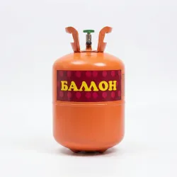 Портативний балон з гелієм (на 30 кульок) — Гелій для свята вдома (Стрічка + Насадка)