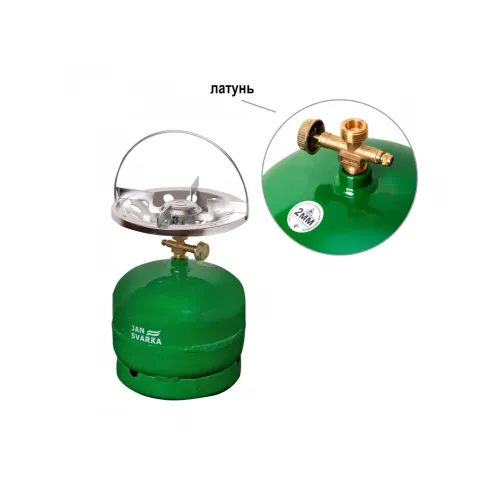 Газовий балон 5л з латунними тарілками