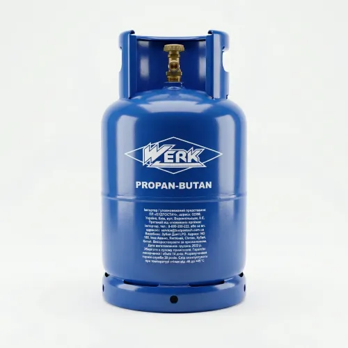 Газовий балон 27 л побутовий WERK із запобіжним клапаном