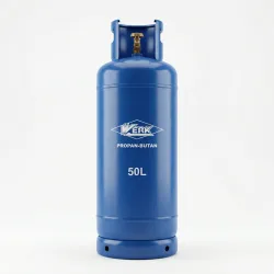 Газовий балон WERK 50 л із безпечним вентилем (Італія Cavagna) — Побутовий пропан