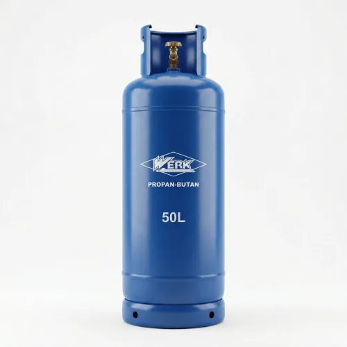 Газовий балон WERK 50 л із безпечним вентилем (Італія Cavagna) — Побутовий пропан