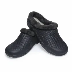 Мужской меховой без задника галош