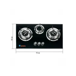 Столова і врізна газова плита 3 конфорки ( AOYANG )