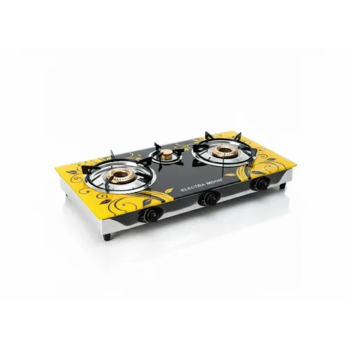Газова плита ELECTRA MOON настільна 3 конфорки (скло)