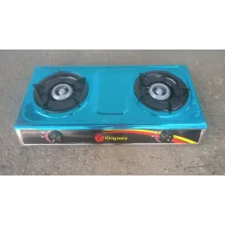 Плита газовая портативная на 2 конфорку Ringway нержавеющая с пьезоподжигом