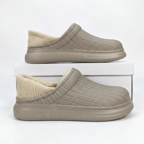 Жіночі калоші утеплені плетені з вельветовим кантом (5 кольорів) (р. 37-42)