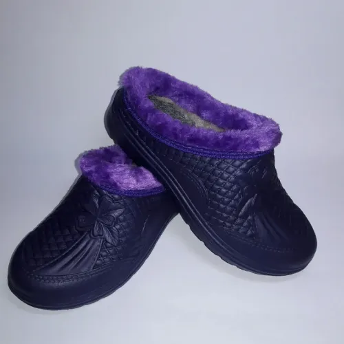 Жіночий хутряний калош без задника