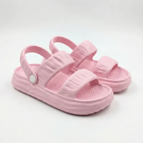 Жіночі сандалі сланці пінка Dago Style світло-рожеві