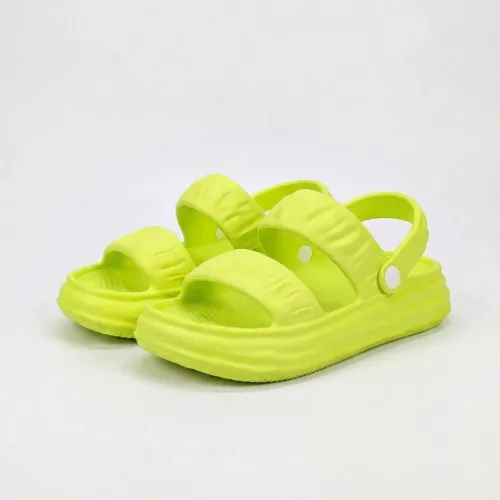 Жіночі сандалі сланці пінка Dago Style лимонні