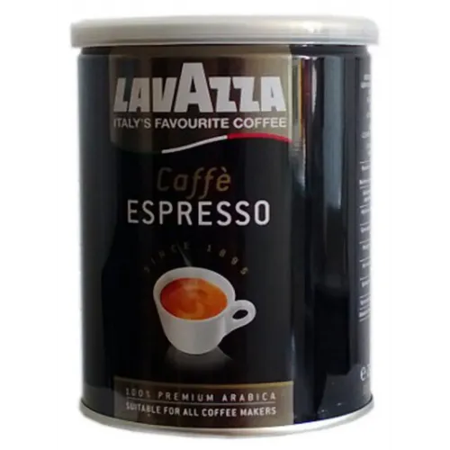 Кава мелена Lavazza Caffe Espresso 250 грам в ж/б Банку