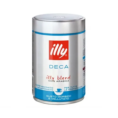 Кава без кофеїну Illy Caffe Decaffeinato мелена 250 г