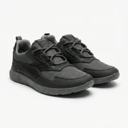 Кросівки чоловічі Paolla сірі демісезонні еко-шкіра з текстилем