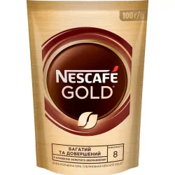 Кава розчинна NESCAFE Gold 100% сублімована 100 г (8445290995919)