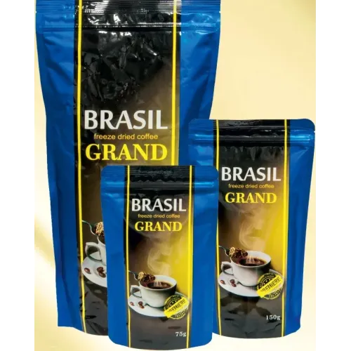 Кава розчинна сублімована Premiere Brasil GRAND (Бразилія) дой-пак 500 гр