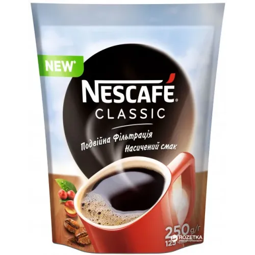 Кава розчинна Nescafe Classic \ Нескафе Класік 250 р.