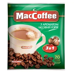 Кава розчинна Maccoffee зі смаком Лісового горіха 25 пакетів