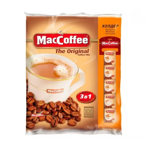 Кава розчинна Maccoffee Original 100 пакетів
