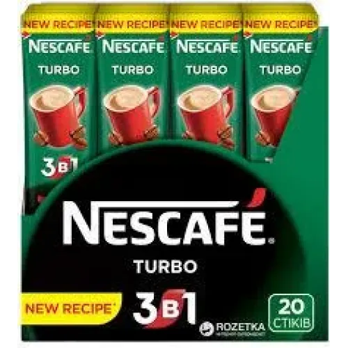 Кава розчинна Nescafe Turbo в стіках