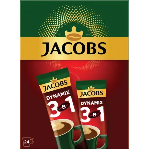 Кава розчинна Jacobs 3 in 1 Dynamix 24 x 12,5 г