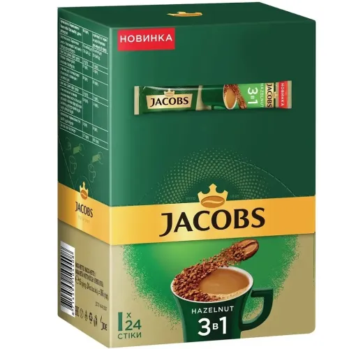 Кава розчинна Jacobs Intense в стіках