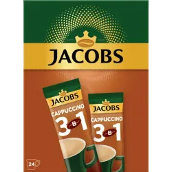 Кава розчинна Jacobs 3 in 1 Cappuccino 24 x 12,5 г