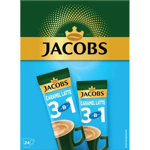 Кава розчинна Jacobs Caramel Latte в стіках