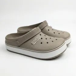 Женские сабо кроксы пена Dago Style бежевые лето