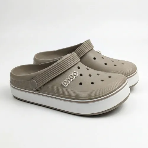 Жіночі сабо крокси піна Dago Style бежеві літо