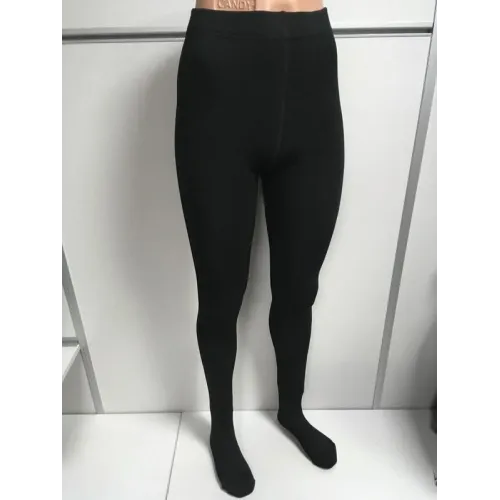 Жіночі теплі колготки на хутрі щільні чорні s, m, l, xl, 2xl