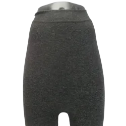 Термо лосини безшовні верблюжа шерсть на щільному хутрі Шугуан Чорні