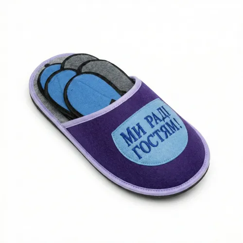 Набір гостьових капців Shtyrman (5 пар в одному великому капці) — арт. Guest-5